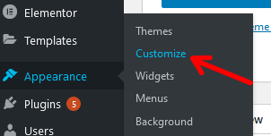 appearance-and-customize-the-custom-sidebars in WordPress menu