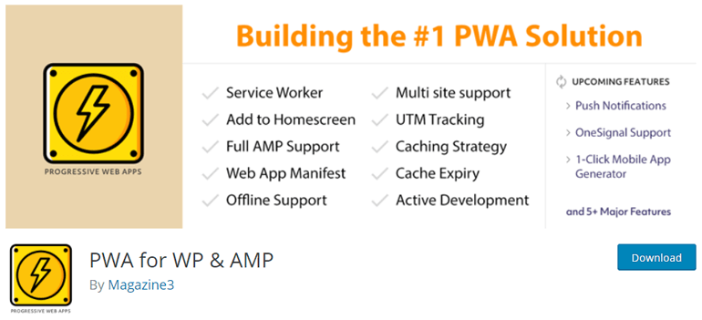 PWA for WP & AMP