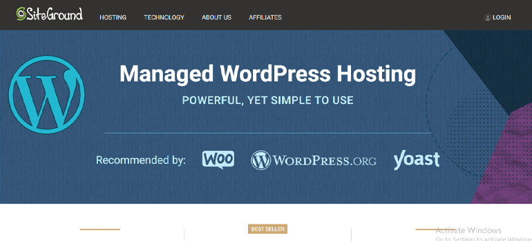 SiteGround Best WordPress Hosting