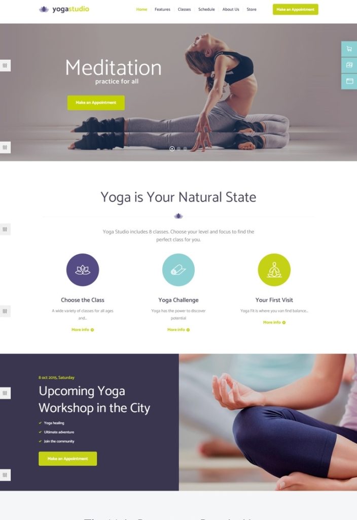 best yoga wordpress themes
