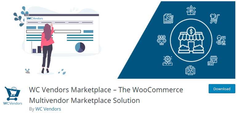 WC Vendors Marketplace WordPress WooCommerce Multivendor Marketplace Plugin Free
