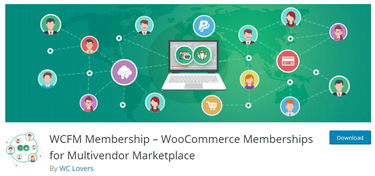 WCFM Membership WordPress Marketplace Plugins Free