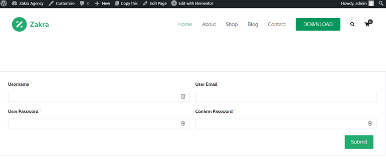 Registration Form Preview How to Create User Registration Form in WordPress