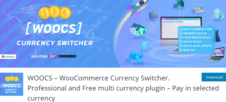 WooCommerce currency Switcher