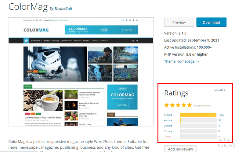 ColorMag Ratings and Reviews