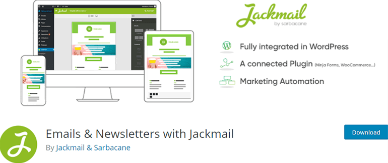 Jackmail WordPress Newsletter Plugins