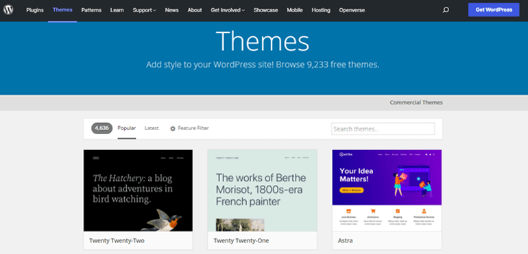 Theme Repository WordPress