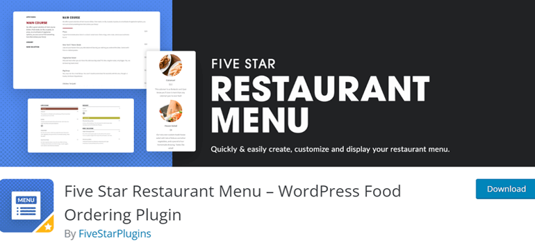 Five Star Menu WordPress Plugin