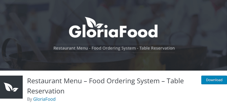 Gloria Food WordPress Plugin