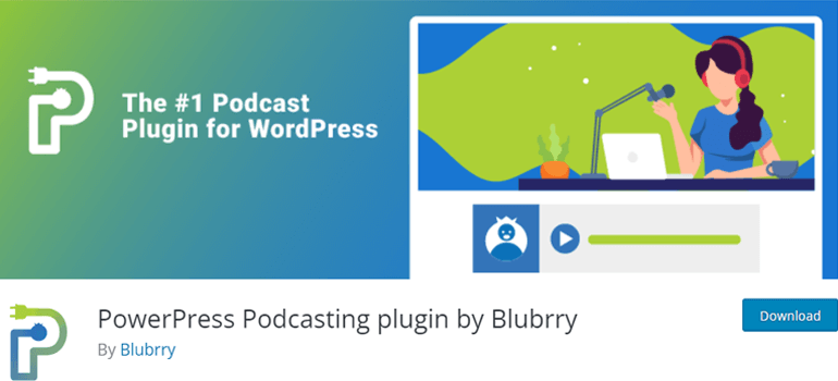 Powerpress Podcasting Plugin by blubrry Best Podcast Plugins for WordPress