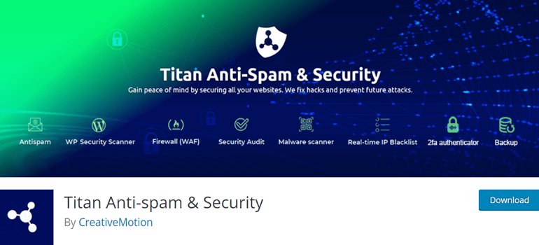 Titan Anti Spam WordPress Plugin