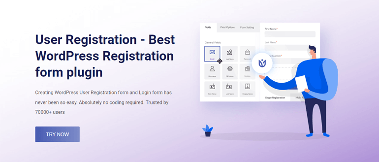 User Registration Form Builder Plugin