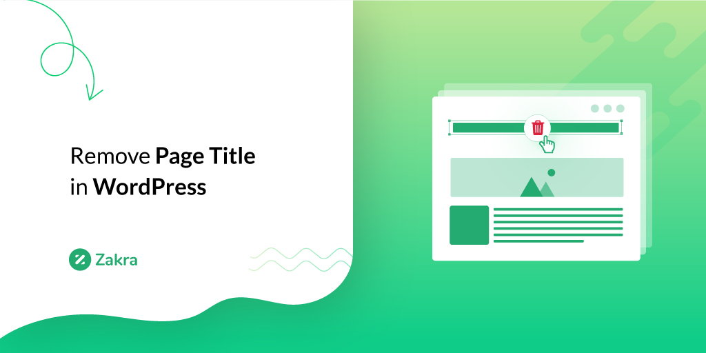 How to Remove Page Title in WordPress
