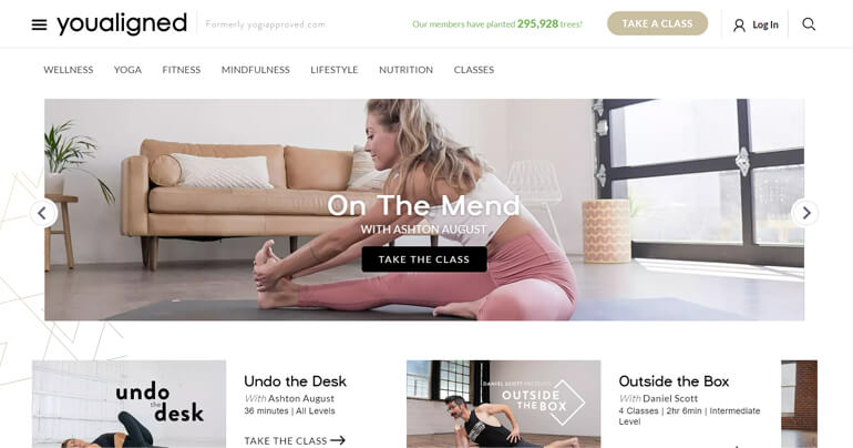 YouAligned One of the Best Yoga Websites