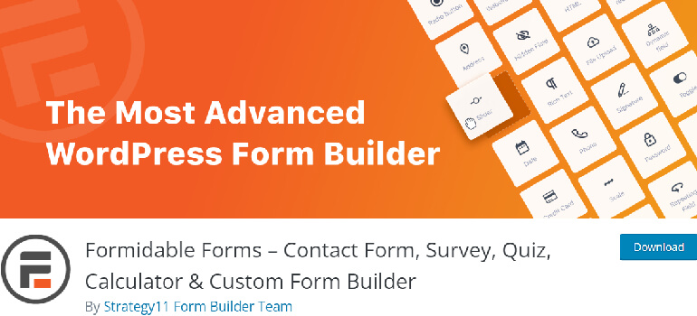 Formidable Forms WordPress Contact Form Plugin