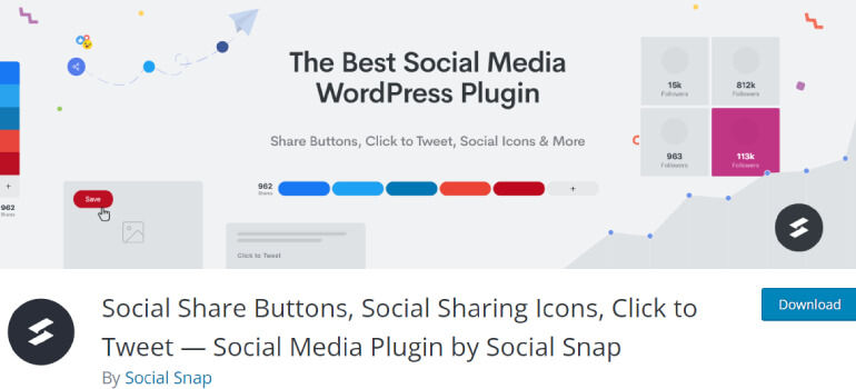Social Snap Social Share Plugins for WordPress