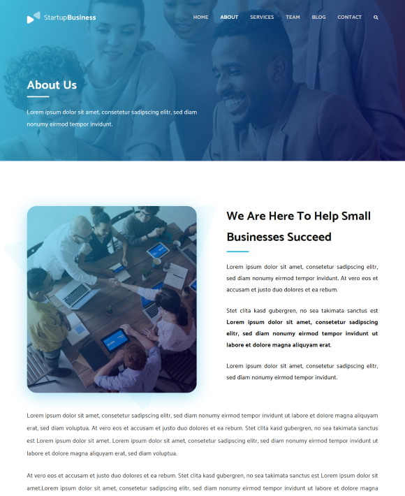 About – Startup Business